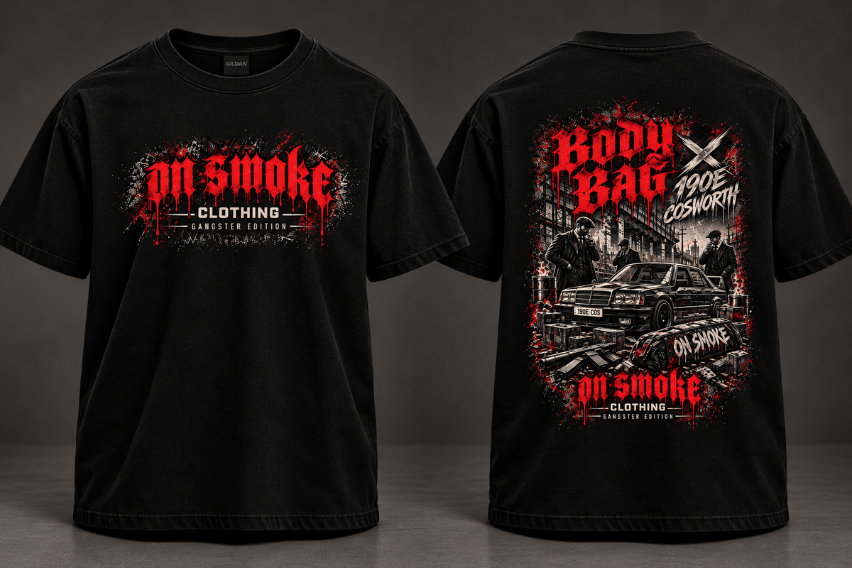Body Bag x 190E Cosworth Tshirt
